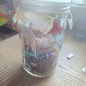 Colorful Jewelry Jar